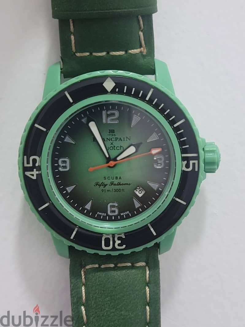 Blancpain x Swatch Bioceramic Scuba Fifty Fathoms 1