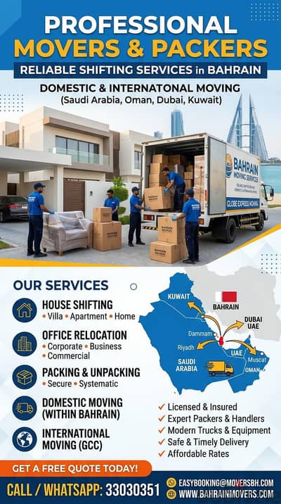 Bahrain mover and packer