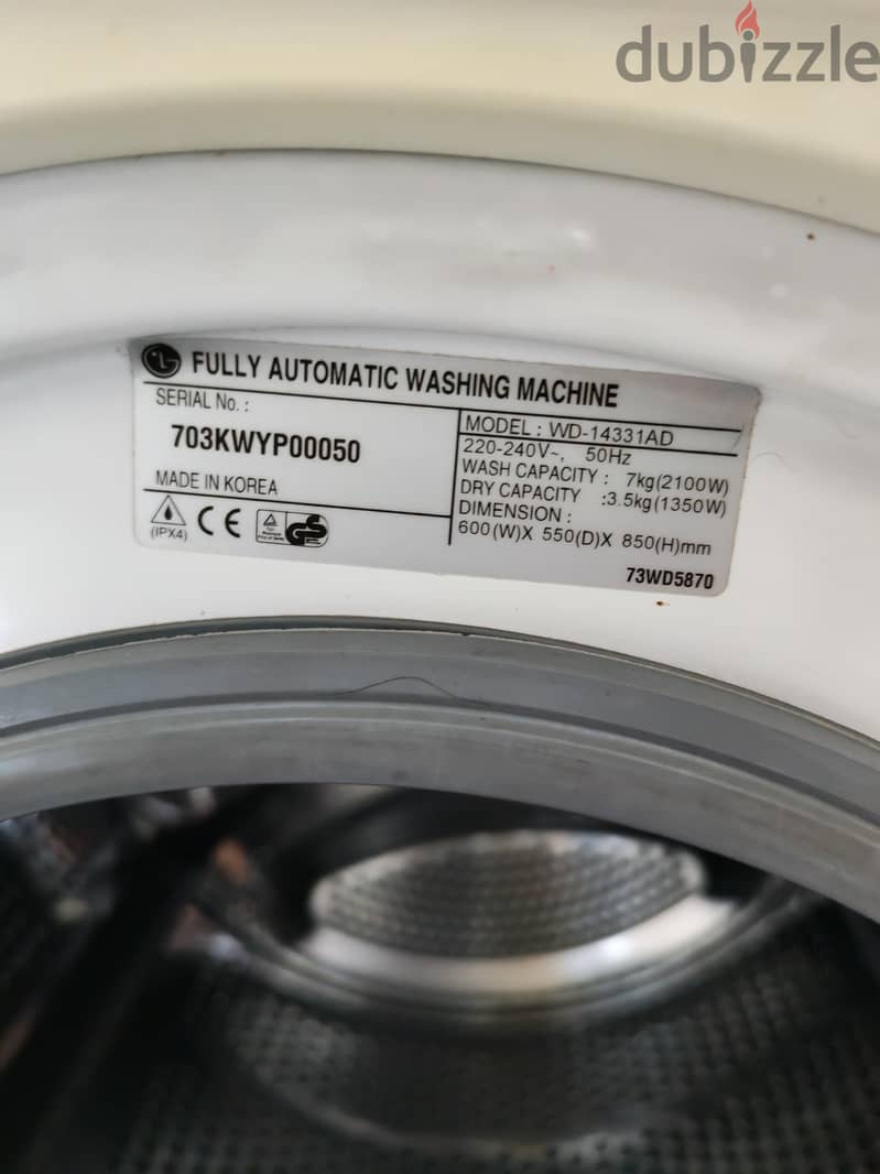 LG Washing Machine for Sale 1