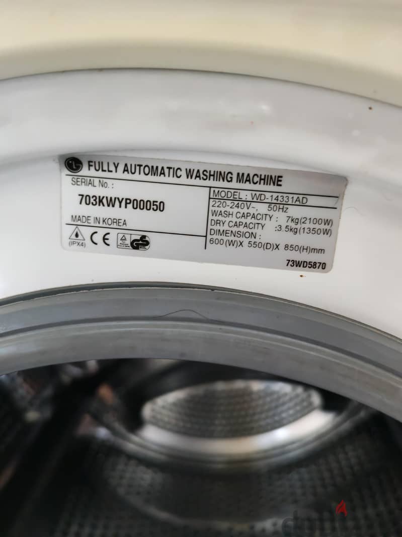 LG Washing Machine for Sale 3