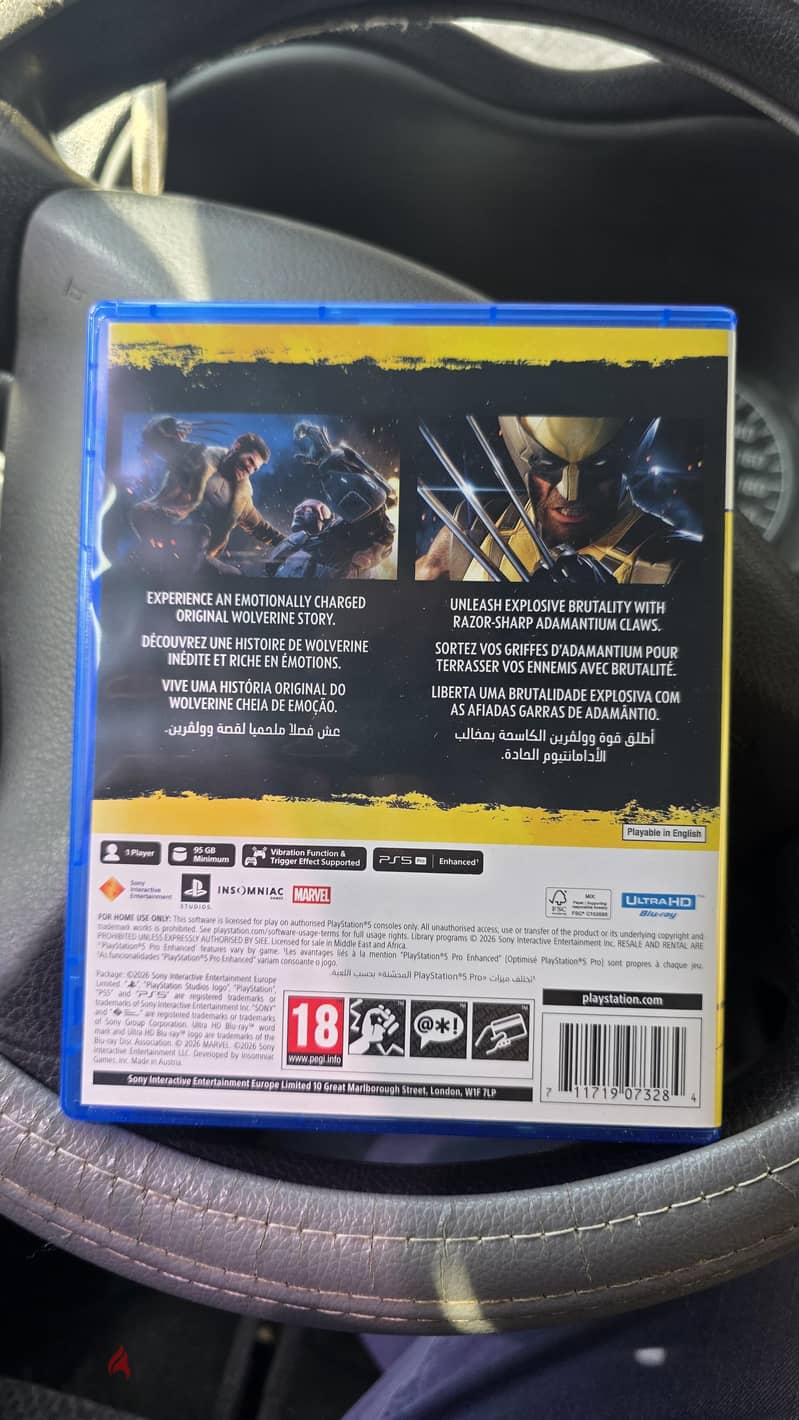 Marvel's Wolverine PS5 CD For Sale 1