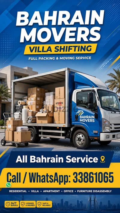 Furniture Movers House shifting service Bahrain