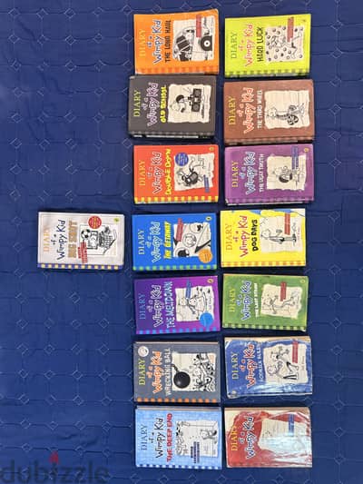 Diary of the wimpy kid book collection 15 books some new some used