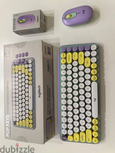 Logitech popkey mechanical keyboard and mouse