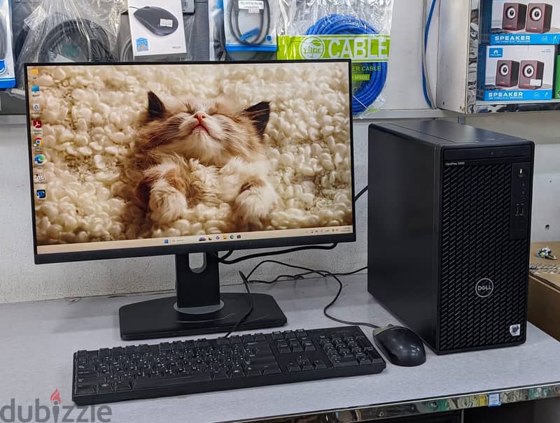 Dell 10th Gen PC With Dell 24" FHD Borderless Monitor OS 11 Pro & Offi 4