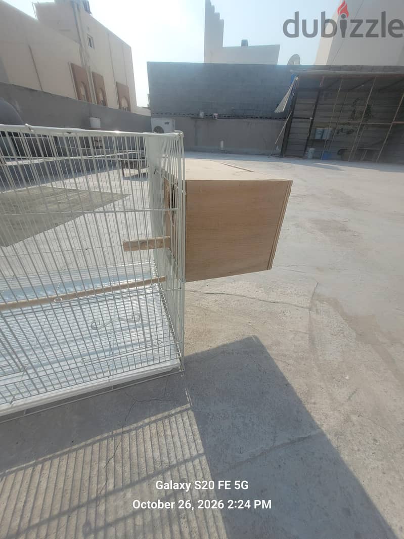 large cage with everything you need 3