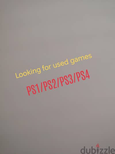 Looking for PlayStation games