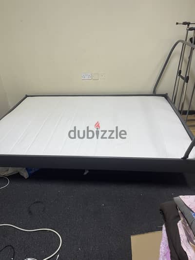 IKEA Queen Double Bed with Metres
