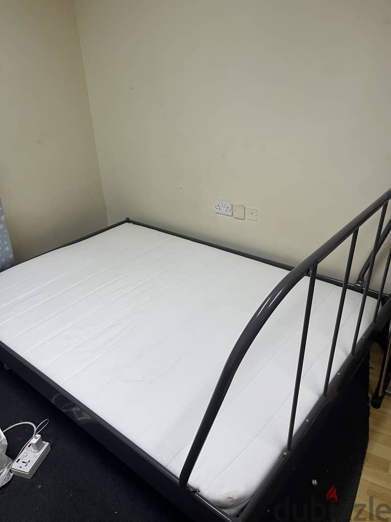 IKEA Queen Double Bed with Metres 1