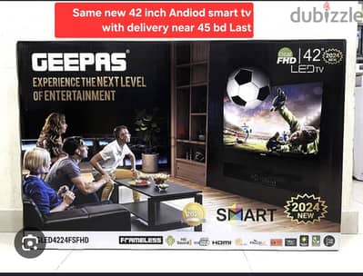 Same new 42 inch android smart tv fix price 45 msg 3670 8372 wts ap