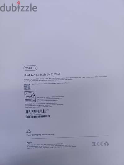 iPad air 13 -inch (M4) WI-FI 256G