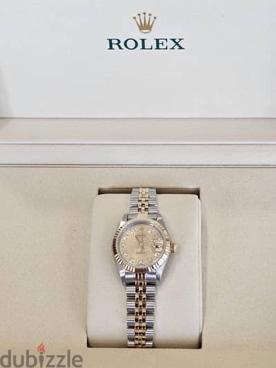 Rolex Lady Datejust 26mm Jubilee Diamond Dial