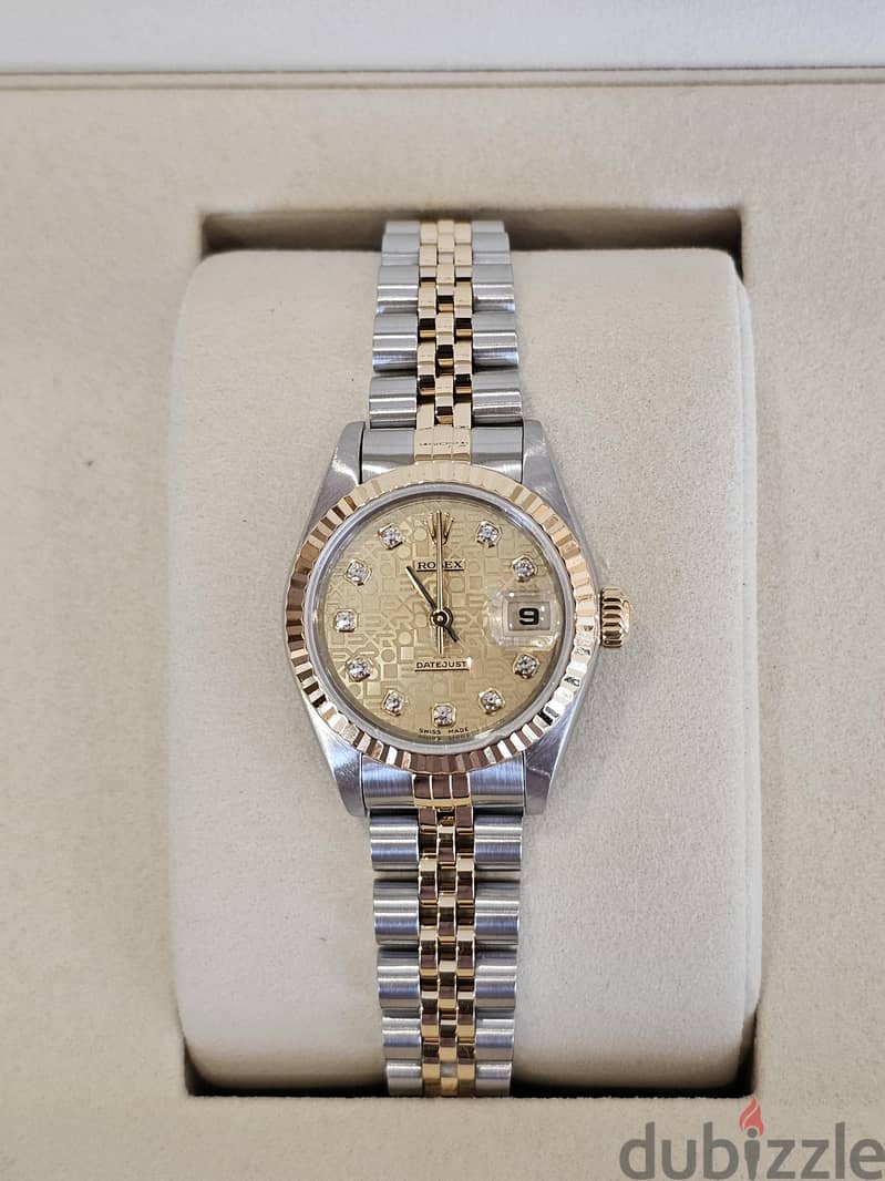 Rolex Lady Datejust 26mm Jubilee Diamond Dial 1