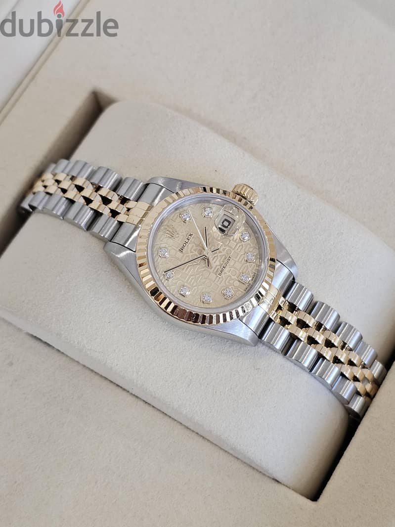 Rolex Lady Datejust 26mm Jubilee Diamond Dial 3