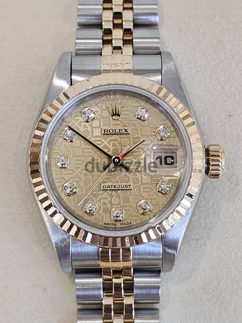 Rolex Lady Datejust 26mm Jubilee Diamond Dial 4