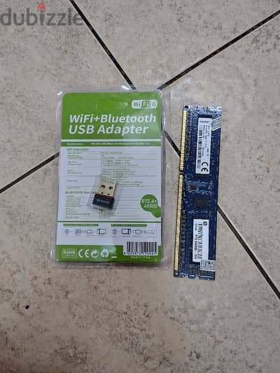 Ddr3 4gb ram and WiFi dongle for pc and laptop