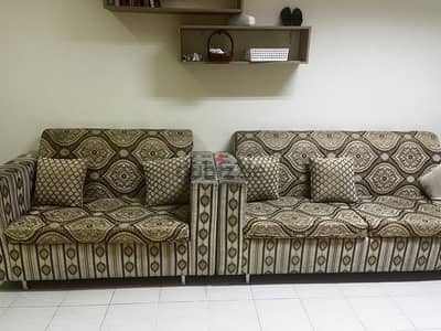 8-Seater Sofa Set with 2 Side Tables