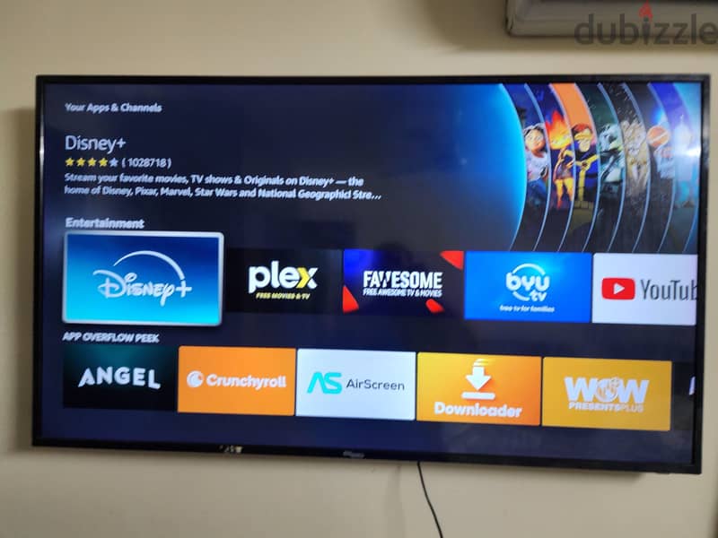 smart tv 57 inches super general with amazing device 8