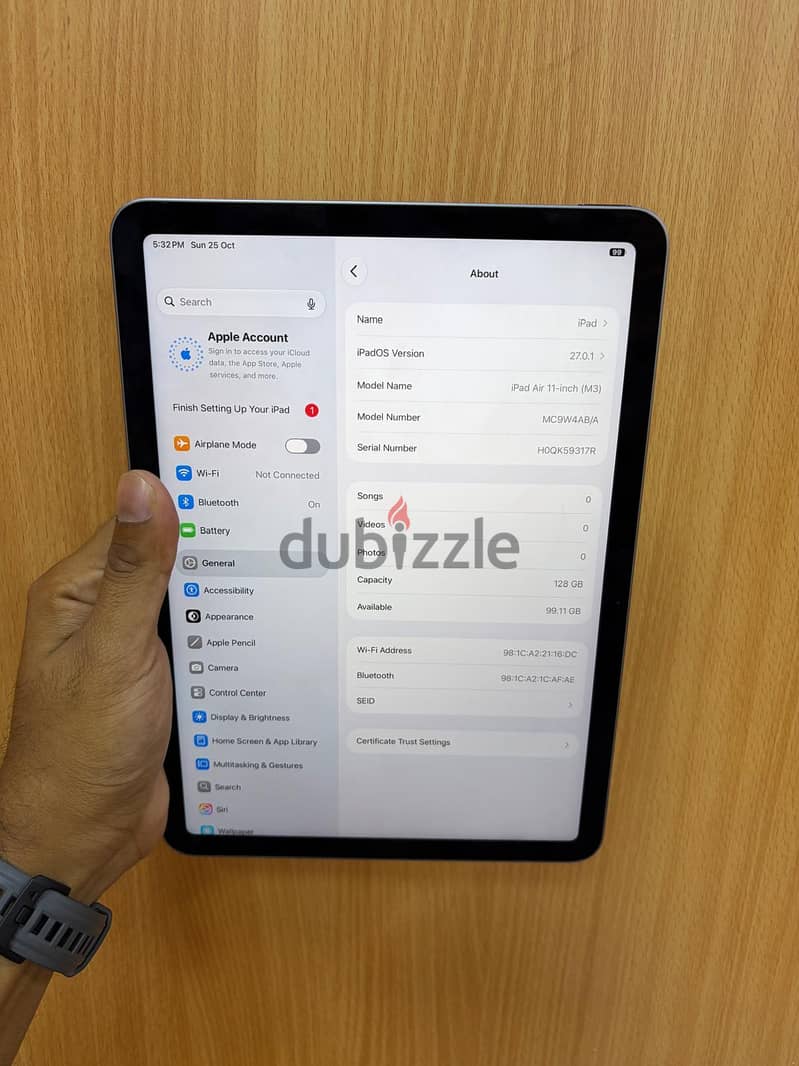 Apple iPad Air M3 – 11″, 128GB Wi‑Fi 1