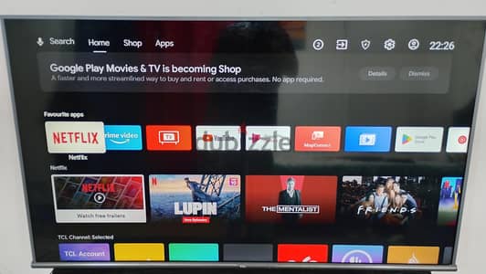 TCL 55" android smart tv 4k ( whtsp only 34248448