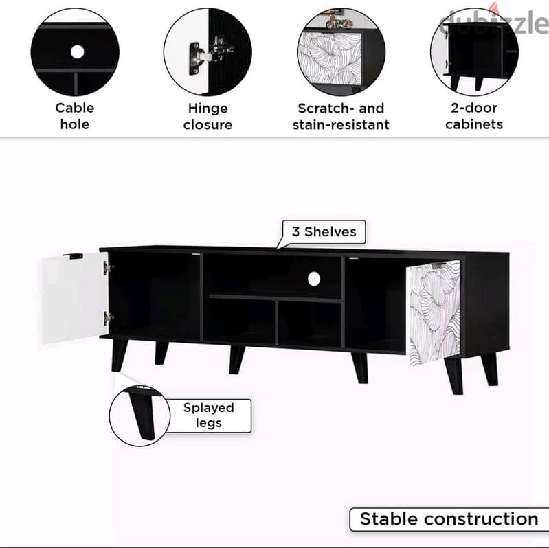 Homebox 2 Single beds, side table and 3 doors cupboard 8