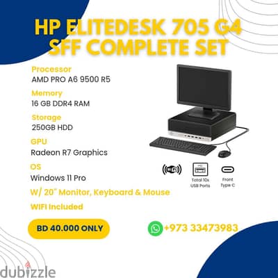 HP Elitedesk 705 G4 SFF