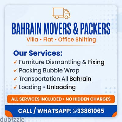 Home Relocation Services Bahrain villa flat office Store shifting