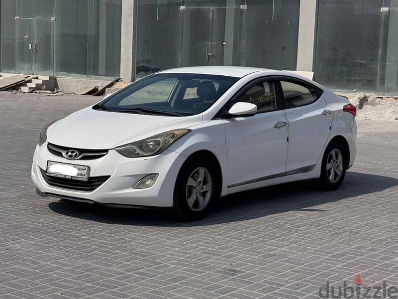 Hyundai Elantra 2016 White 1