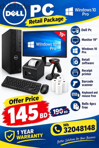 PC i3 4gb 500gb hard disc 19" monitor