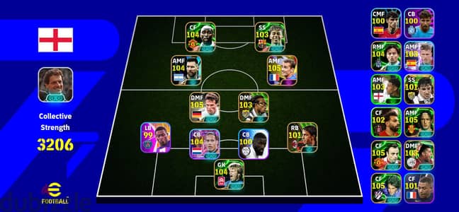 حساب بيس للبيع ب ٩ دينار Efootball