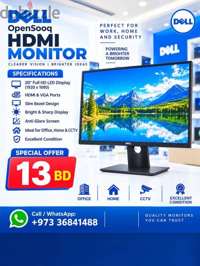DELL 20-Inch HDMI Monitor Call/WhatsApp -36841488