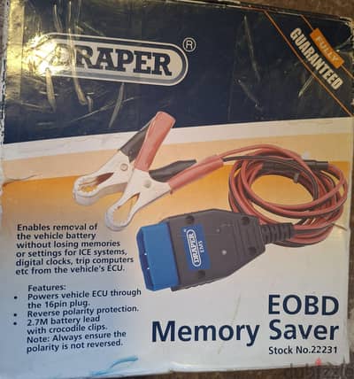 Draper EOBD Memory Saver