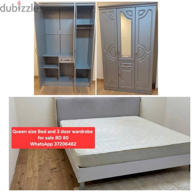 King size bed set and other items for sale with Delivery 1