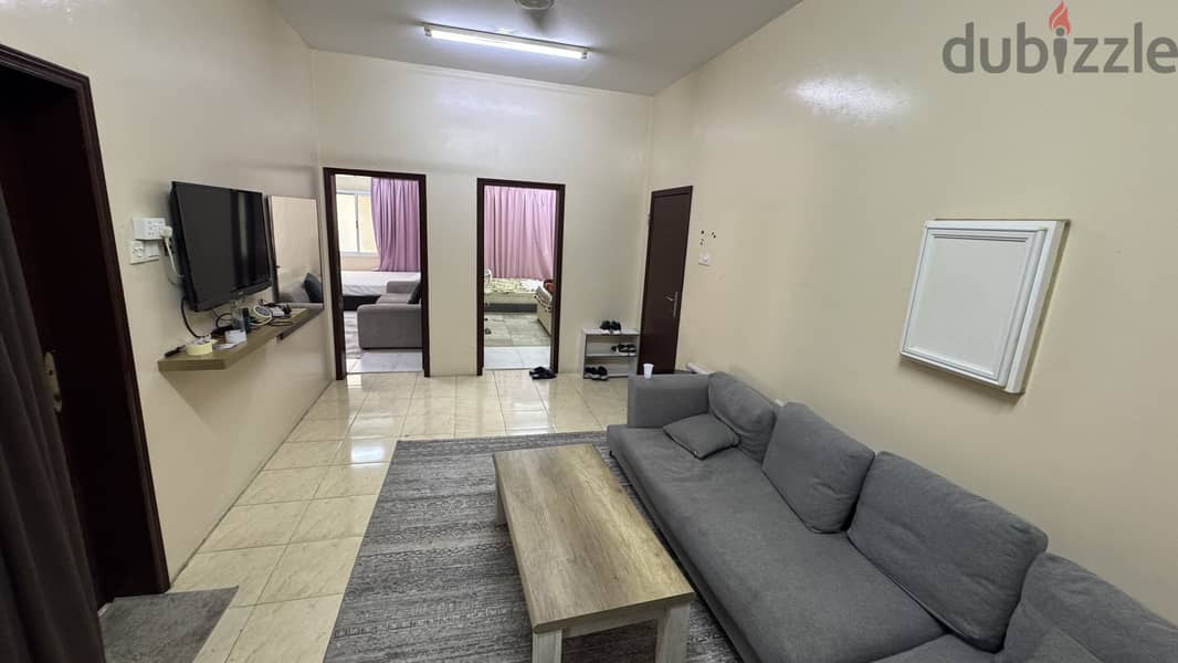 Two bedroom Fully Furnished Flat one bedroom Available for Rent BD 110 8