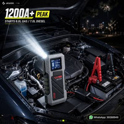 Jkuoo 8000A car emergency battery’s jumper or air infiltrator,