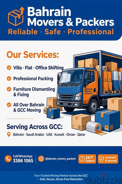 Large House Moving Services Bahrain