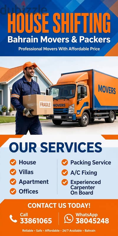 Home Shifting and Furniture Transport Bahrain