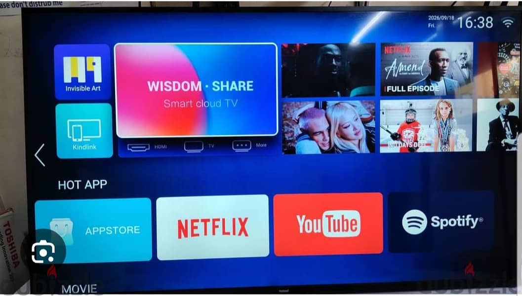 55"SMART 4K LED NEW CONDITION 1