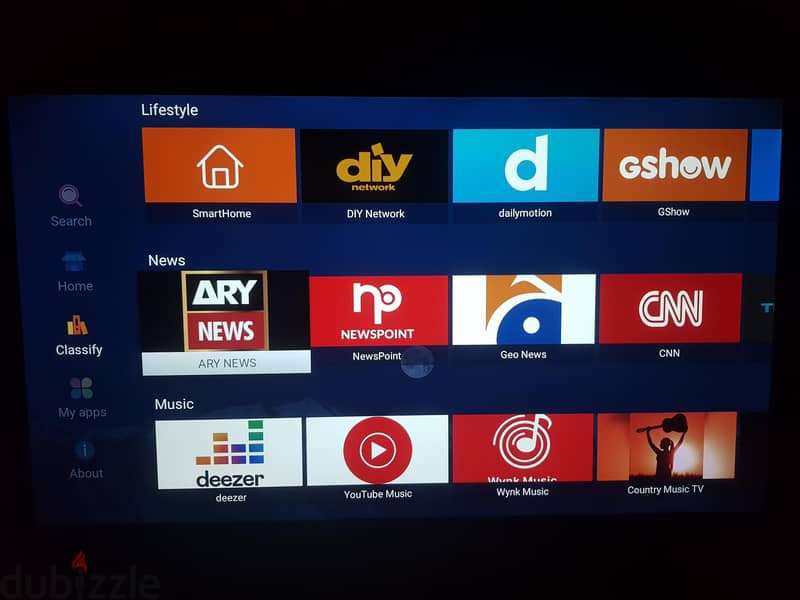 55"LED ANDROID NEW CONDITION 4K 2