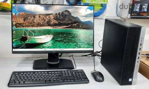 HP Core i7 9th Generation PC 16 GB RAM SSD 10x Fast 24" FHD Monitor