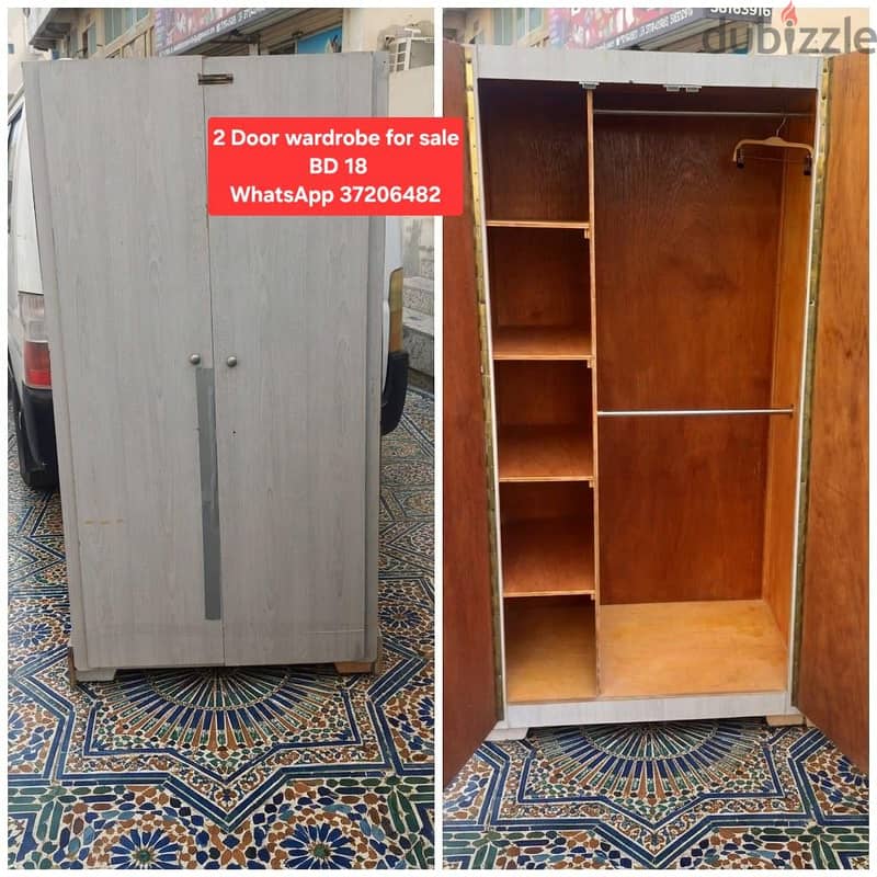 Slightly used Single Bed with mattress & other items for sale 6