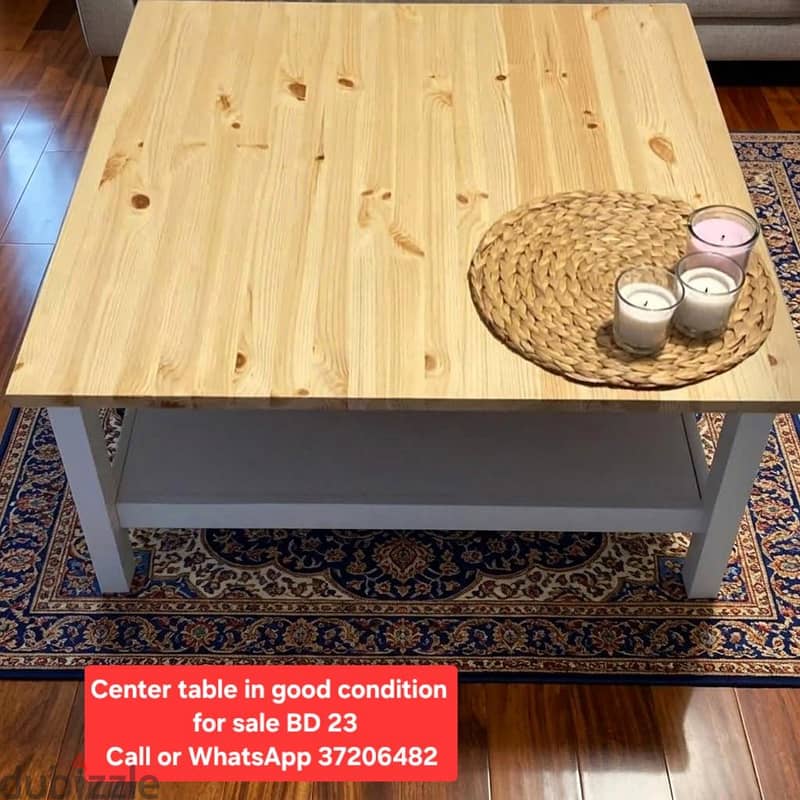 Slightly used Single Bed with mattress & other items for sale 14