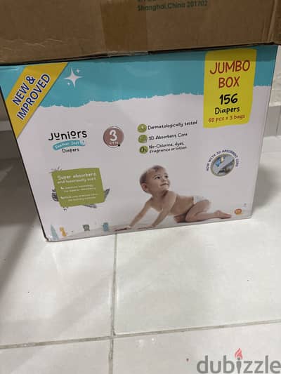 Juniors Diapers Size 3