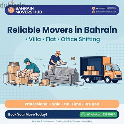 Bahrain Movers and Packers House shifting