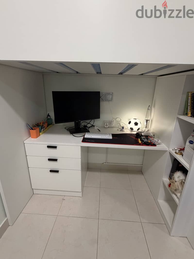 IKEA Loft Bed and Desk 1