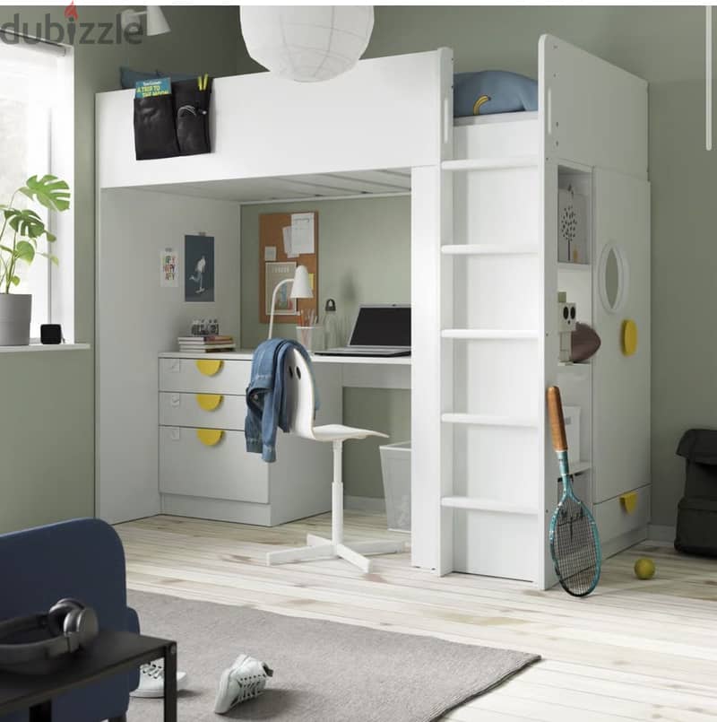 IKEA Loft Bed and Desk 5