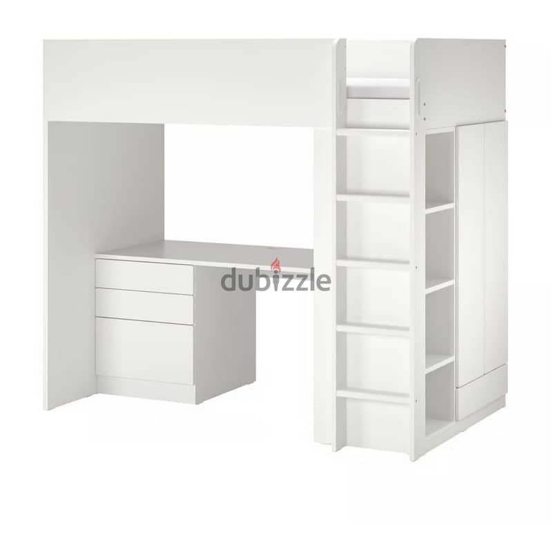 IKEA Loft Bed and Desk 7