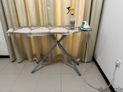 Iron board and iron for sale in good condition