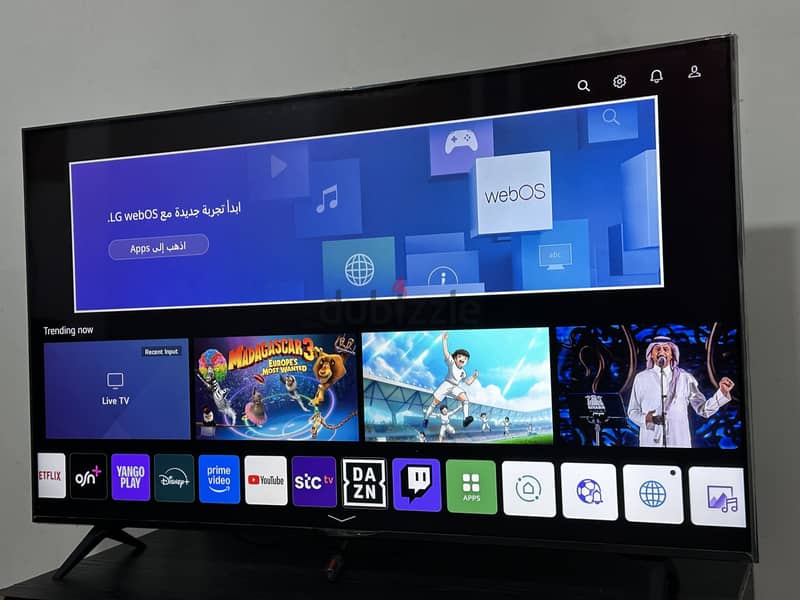 55" LG smart WebOS 4k UHD AI ThinQ HDR TV 3