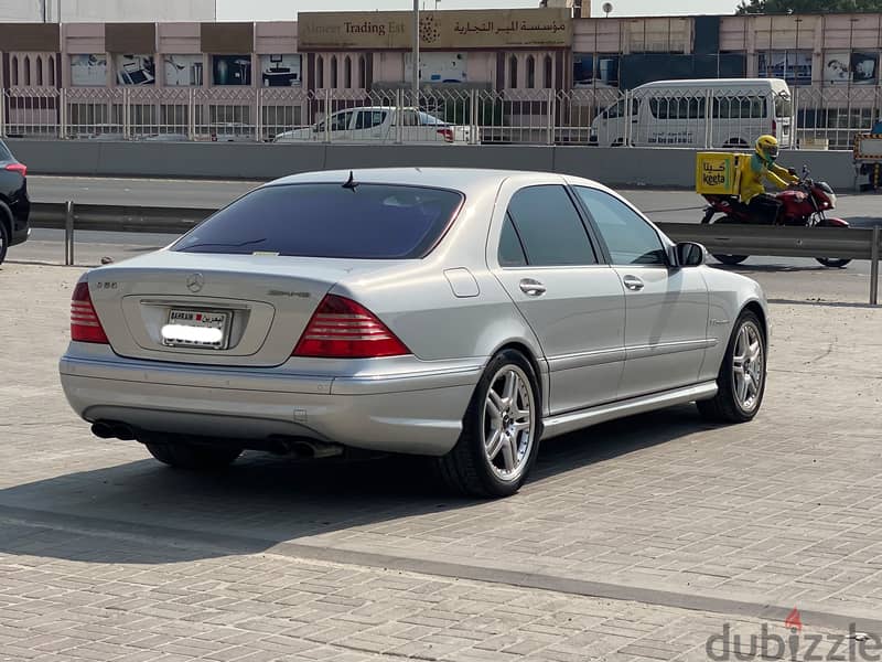 Mercedes-Benz S-55 / 2003 Silver 7